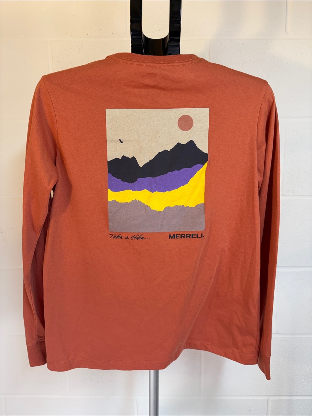 Merrell Women’s Size L Long Sleeve Tee Orange